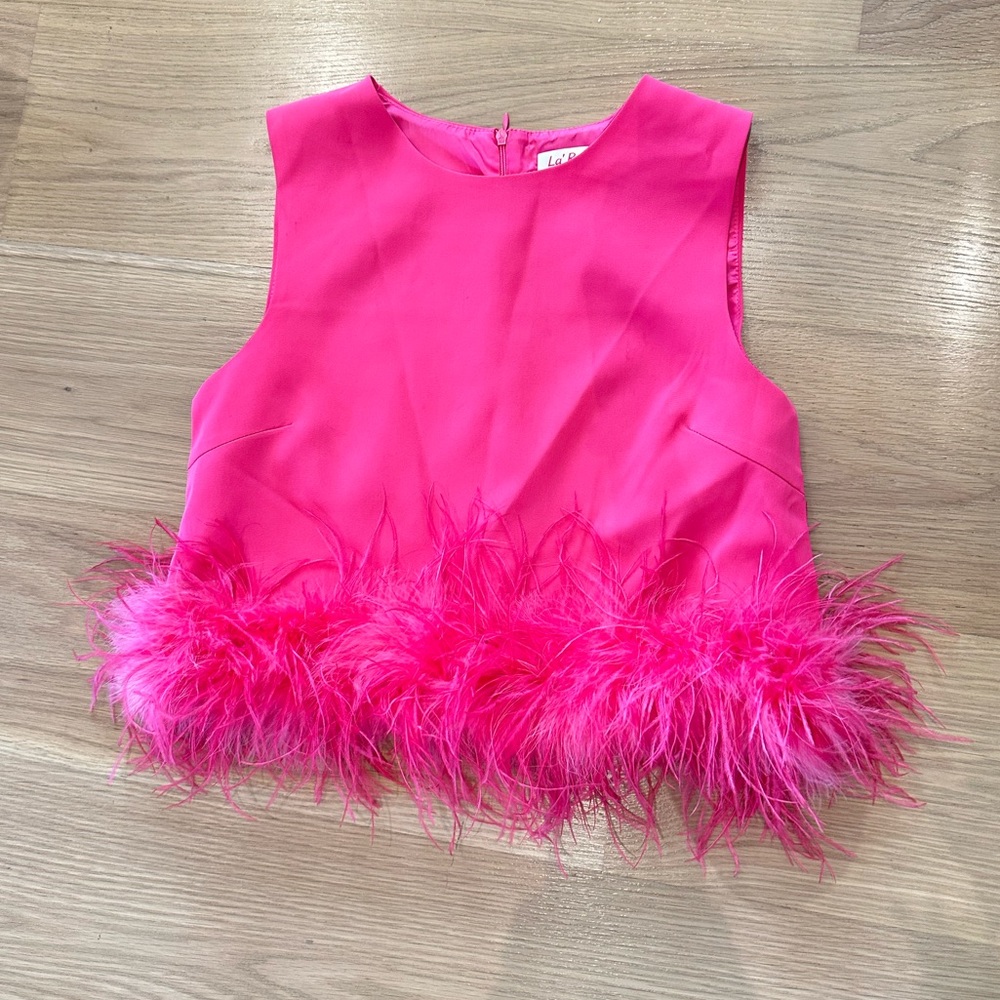 Triple Treads Fly Away Feather Top